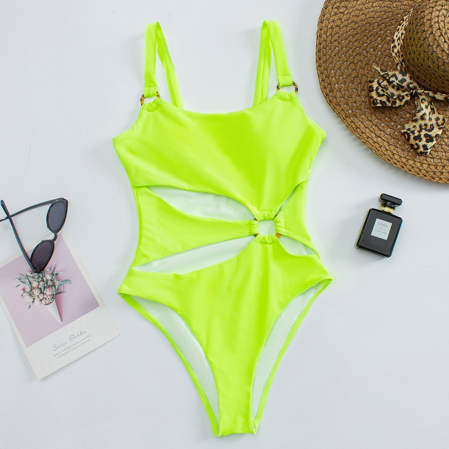 One Piece Swimsuit Female Solid Color Bikini Bella Mia